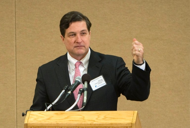 Richmond Fed's Jeffrey Lacker acknowledged his role in a high-profile 2012 leak of a Fed interest rate decision. (AP)