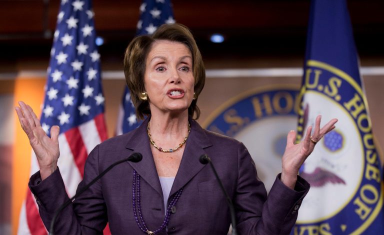 House Minority Leader Nancy Pelosi of Calif. gestures as she speaks to reporters during a news conference on Capitol Hill in Washington, Wednesday, Oct. 23, 2013.   (AP Photo/Manuel Balce Ceneta)
