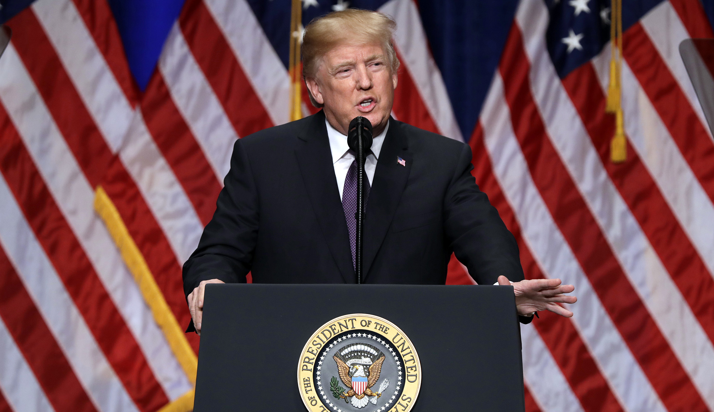 Trump blames predecessors for national security failures