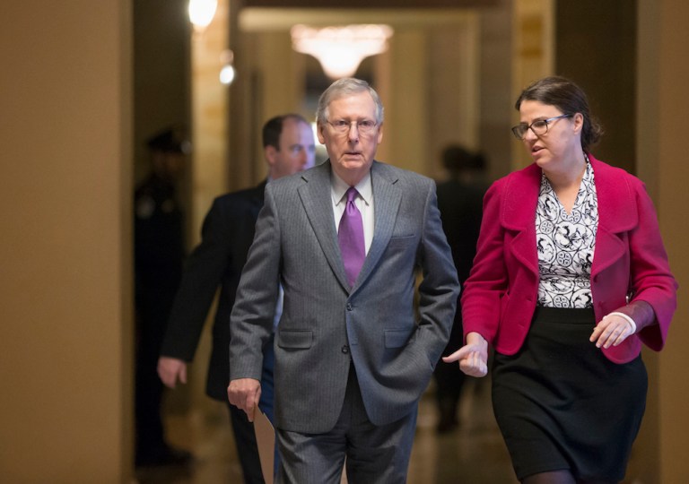 Rubio, Cruz, McConnell, others receive zero-percent environmental scores from League of Conservation Voters. (AP Photo/J. Scott Applewhite)
