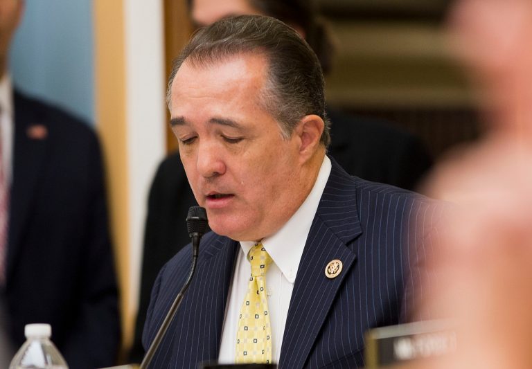 Rep. Trent Franks, R-Ariz., kicked the hearing offÂ by holding up a tiny diaper designed for a premature baby, noting that some fetuses aborted midway through pregnancy could fit into it. (AP Photo)