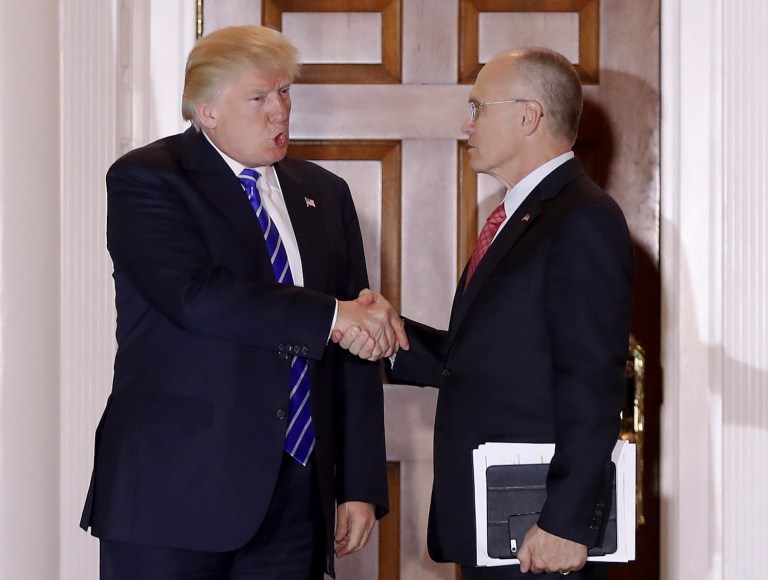 Conservatives say the rumors are a whispering campaign by Puzder's critics in organized labor. (AP Photo/Carolyn Kaster, File)