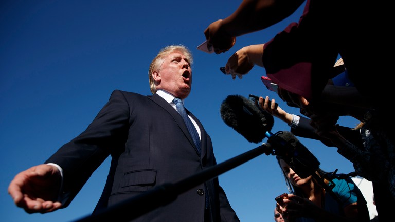 Kelly has declined to talk about Trump's off-the-cuff statements, with other staffers confident the clash will blow over. (AP Photo/Evan Vucci)