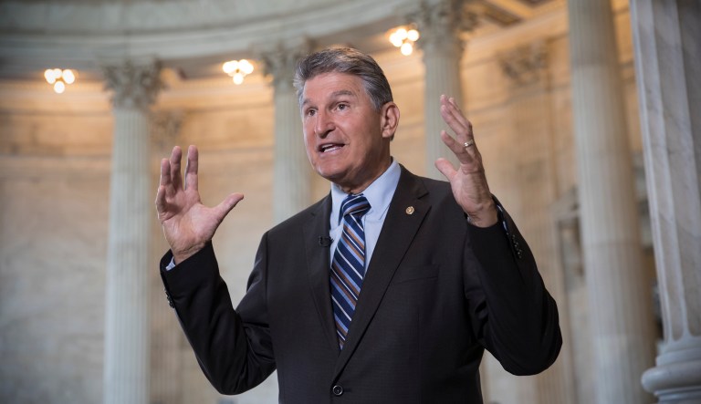 The West Virginia Democrat argued that U.S. producers need to be protected from unfair foreign competition. (AP Photo/J. Scott Applewhite)