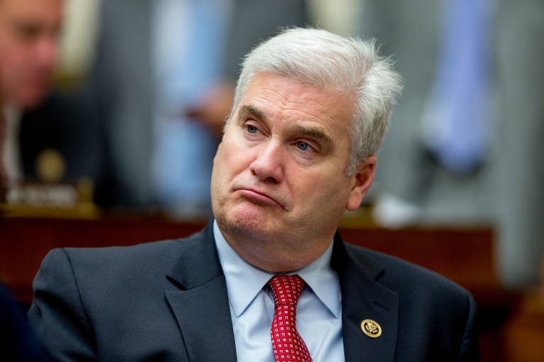 Rep. Tom Emmer, R-Minn., said Democrats have indicated to him that they may be more interested in reining in a pair of federal agencies created under Dodd-Frank if a Republican is elected to the White House. (AP Photo/Andrew Harnik)