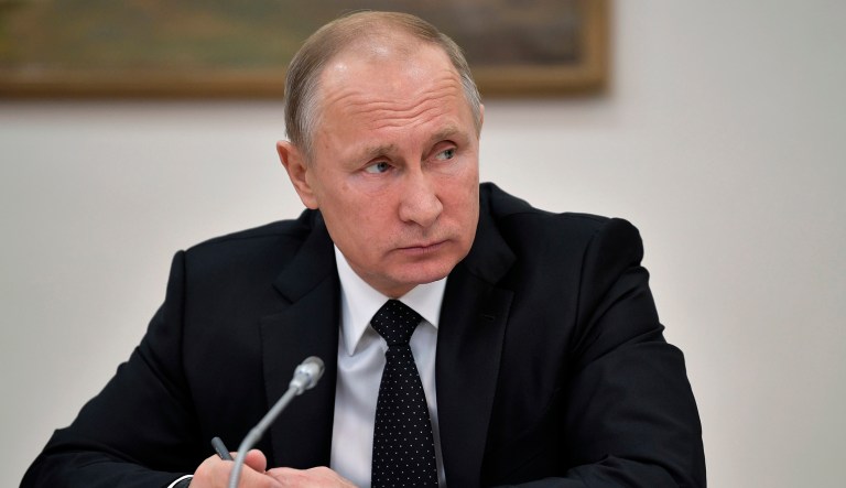 Putin made that remark while announcing his plan to seek a fourth term as president of Russia, which he has led since 1999. (Alexei Nikolsky, Sputnik, Kremlin Pool Photo via AP)