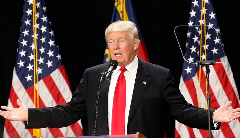 Trump's approval is below 40 percent among registered voters in Michigan, Pennsylvania and Wisconsin. (AP Photo/Gerald Herbert)