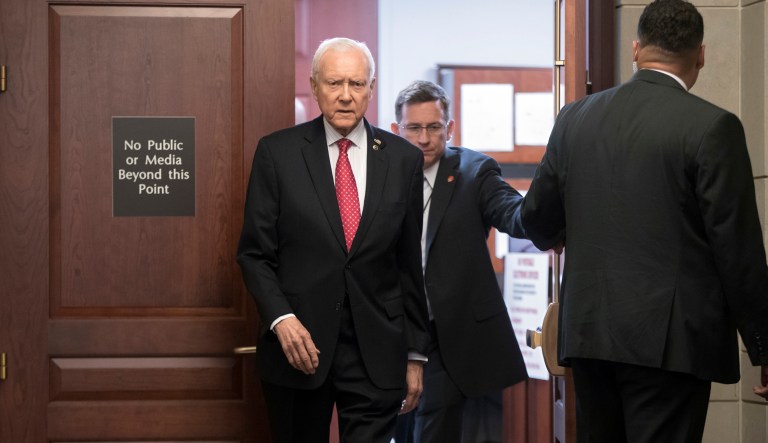 Sen. Orrin Hatch, R-Utah, introduced a bill on Wednesday to boost medical marijuana research. (AP Photo/J. Scott Applewhite)