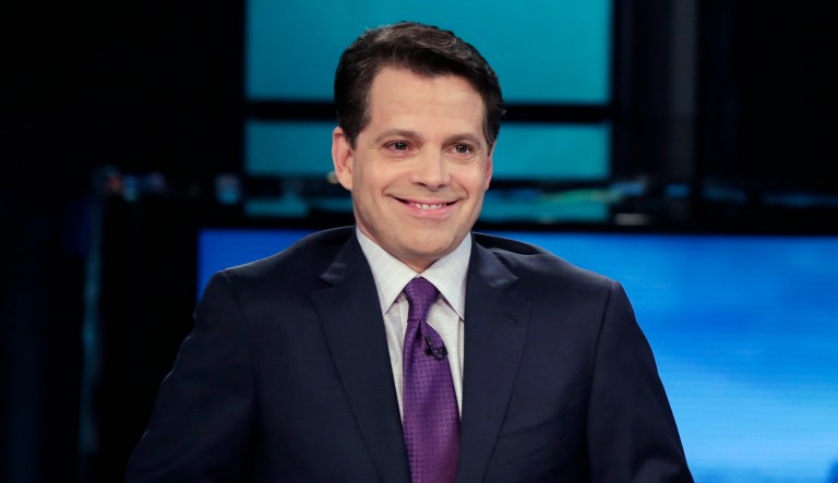 Former White House communications director Anthony Scaramucci declined interviews with the New York Times about who was running his new venture, the Scaramucci Post. (AP Photo/Richard Drew)