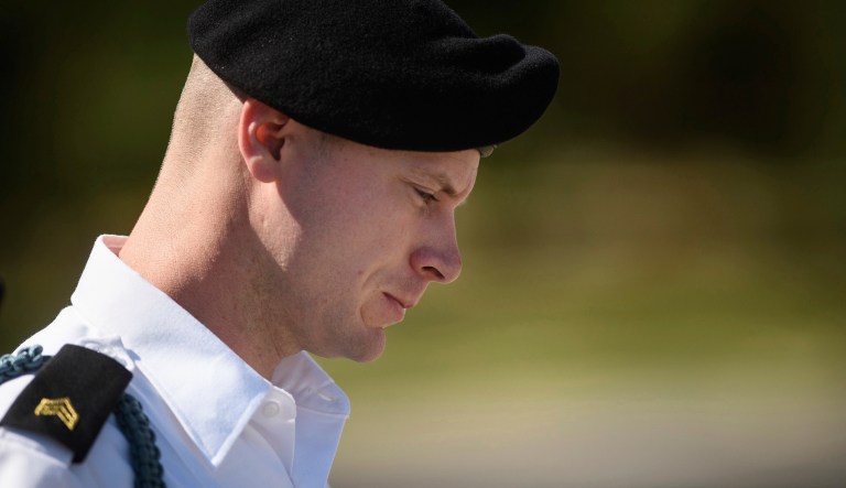 Army Sgt. Bowe Bergdahl pleaded guilty on Monday to charges that he endangered comrades by walking away from a remote post in Afghanistan in 2009. (Andrew Craft/The Fayetteville Observer via AP, File)