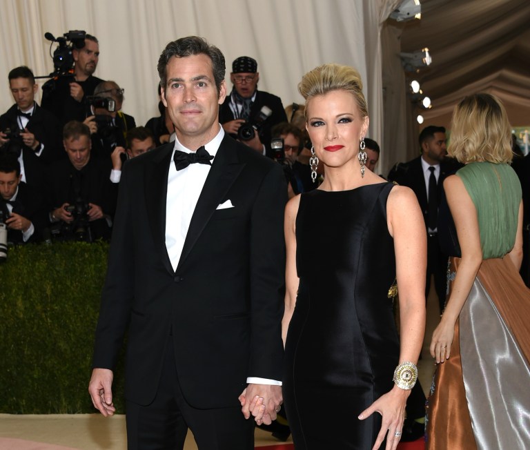 Megyn Kelly and Douglas Brunt, who have three children together, married in 2008, two years before she became the host of her own Fox show. (AP Photo)