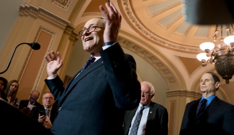 Senate Democrats are threatening to withhold their votes from the short-term spending bill only because they are 