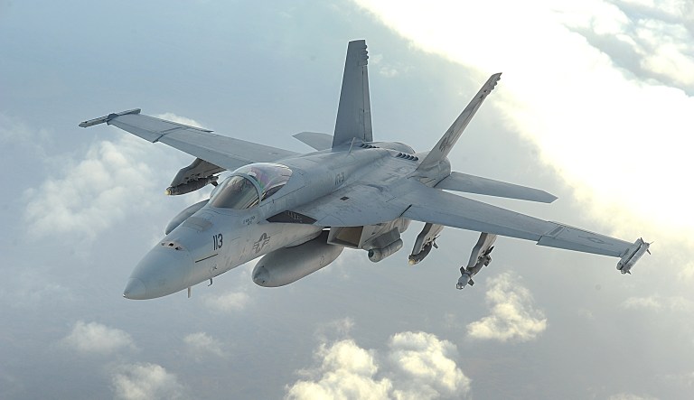 U.S. pilots over Syria will defend themselves if attacked by Russians, a Pentagon spokesman said Monday, following a report that Russia will treat U.S. or coalition aircraft as targets if they fly over areas in western Syria controlled by Russia.
		 (Photo by Staff Sgt. Aaron Allmon)