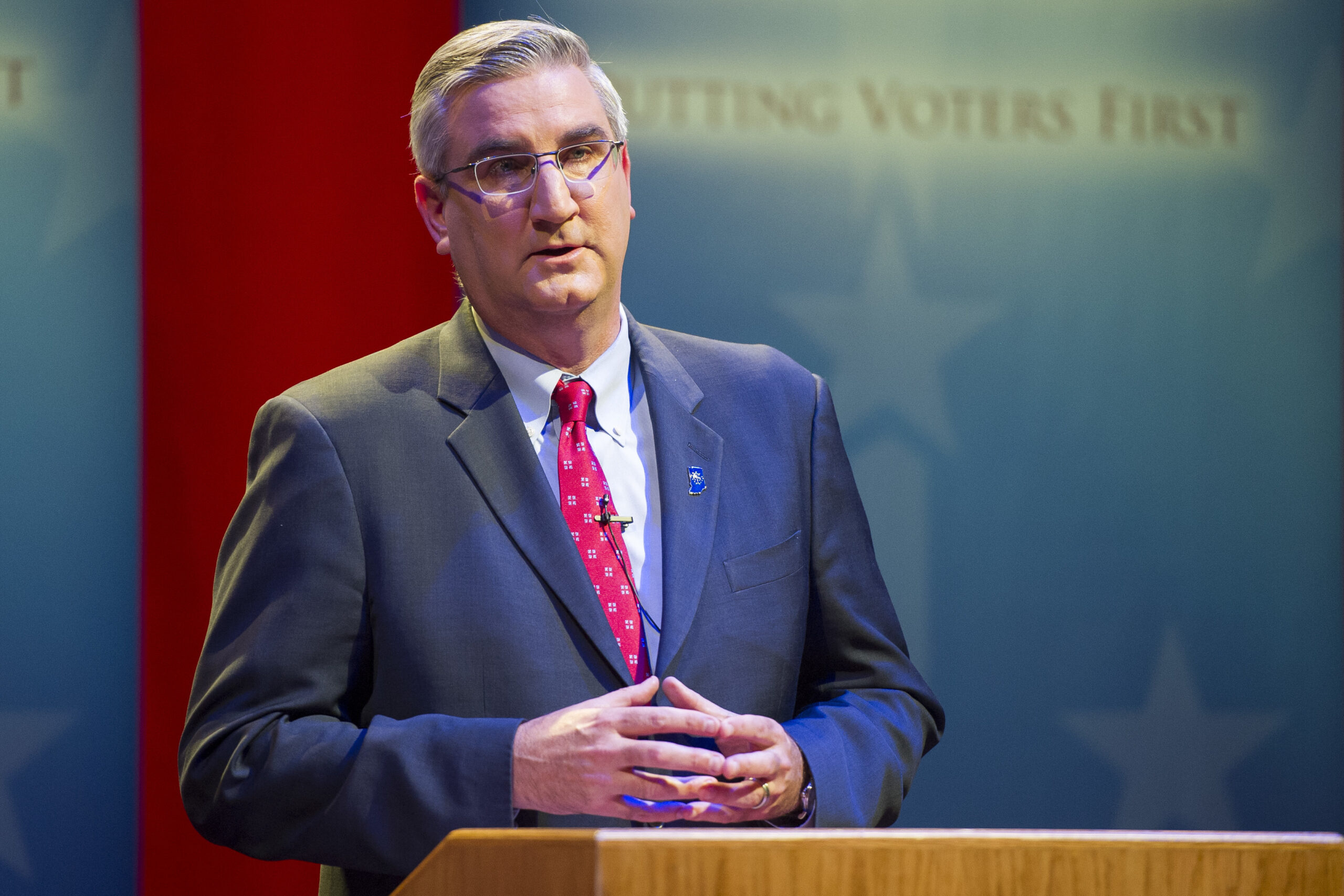Mike Pence’s replacement, and Indiana’s new governor, says ‘it’s a new day in America’