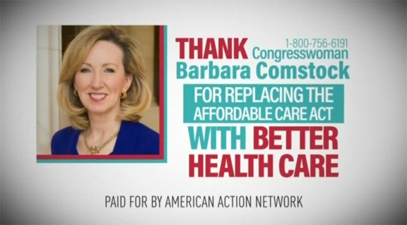 Oops: Ads cheering passage of failed healthcare bill air Friday
