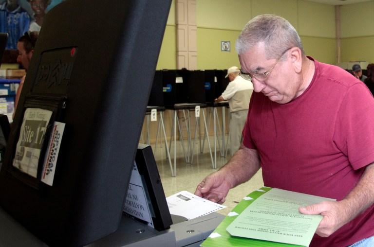 Combined, the six contests will award 30 percent of the delegates needed to win the GOP nomination. (AP Photo/Alan Diaz)