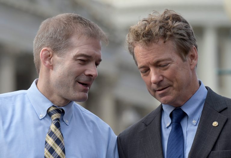The House and Senate conservatives' plan resembles one previously introduced by Sen. Rand Paul, R-Ky, right. (AP Photo/Susan Walsh)