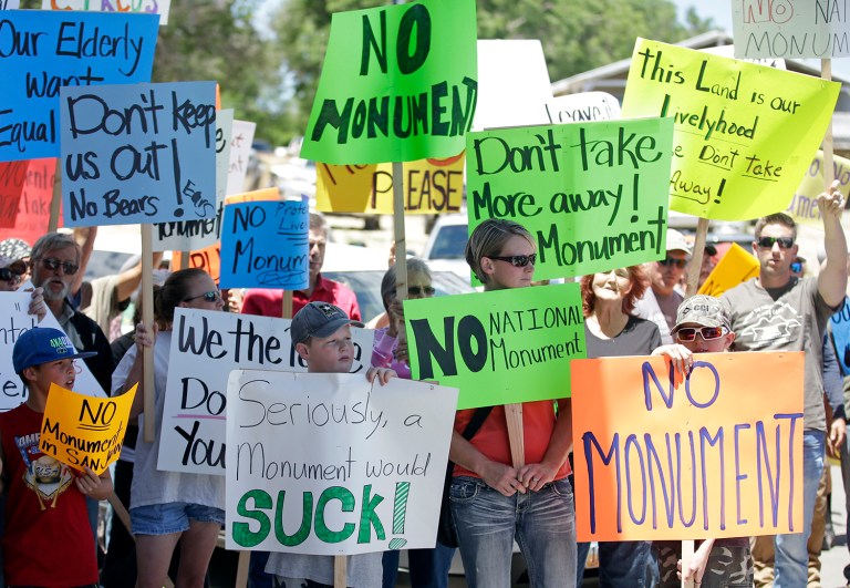One of Obama's last actions as president, the designation of the Bears Ears National Monument in Utah, has been staunchly opposed by top Republicans. (AP Photo/Rick Bowmer, File)