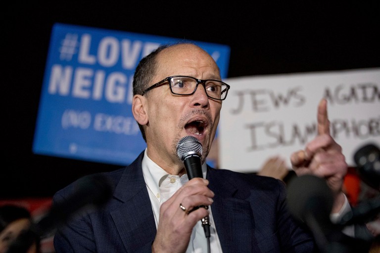 Democratic National Committee Chairman Tom Perez backed down from his comment that Republicans 