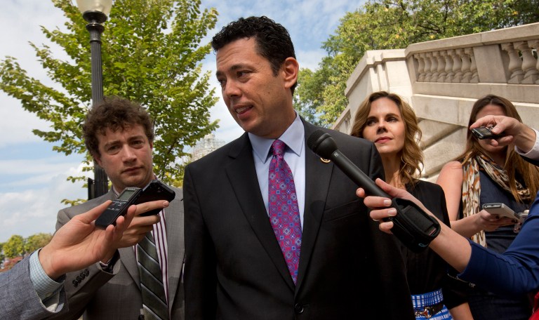 Rep. Jason Chaffetz, R-Utah, has retracted his endorsement of Donald Trump. (AP Photo/Jacquelyn Martin)