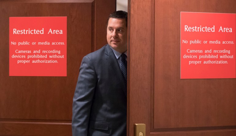 The House Intelligence Committee is slated to vote on the release of the controversial memo, put together by Chairman Devin Nunes, R-Calif., as early as this week, and that could come Monday night during a 5 p.m. regularly scheduled business meeting. (AP Photo/J. Scott Applewhite)