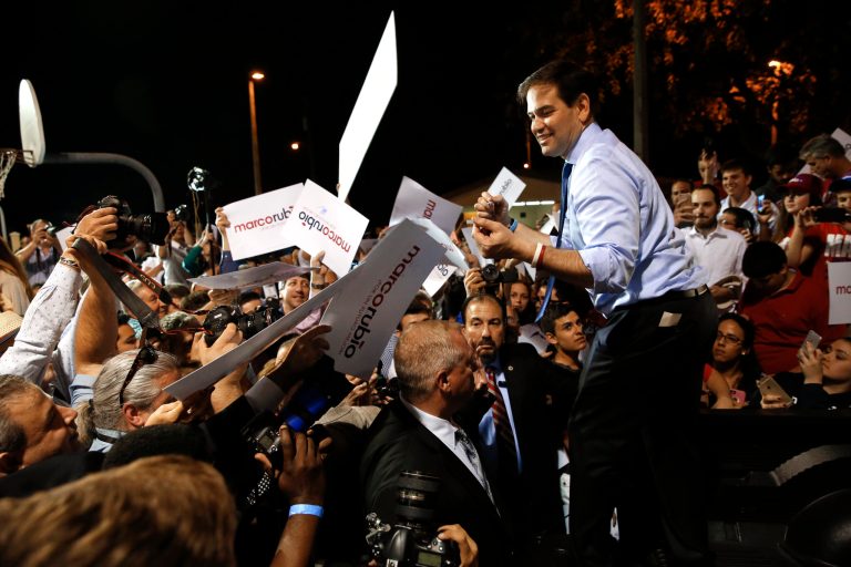 A Pennsylvania supporter of Rubio moved to drop a legal challenge against Kasich after a month-long battle. (AP Photo/Paul Sancya)