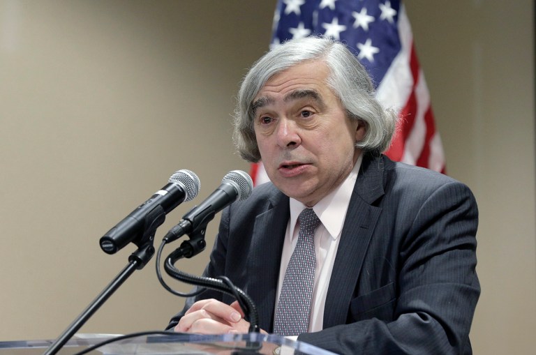 Energy Secretary Ernest Moniz plans to open a joint U.S.-Israeli energy research center in the next year to focus on clean energy and cybersecurity. (AP Photo/Nick Ut)