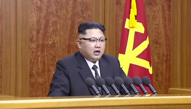 In his annual New Year's address, Kim said that preparations for launching an intercontinental ballistic missile have 