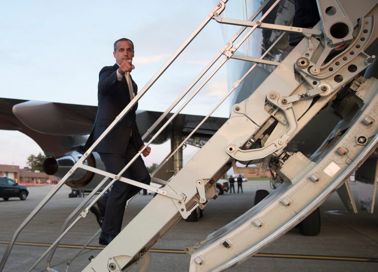 Former Trump campaign manager Corey Lewandowski stood by one of America's most famous coal companies and an Ohio electric company as they urged President Trump to supply them with emergency federal aid to keep their feet on the ground, according to a report. (AP Photo/Carolyn Kaster)