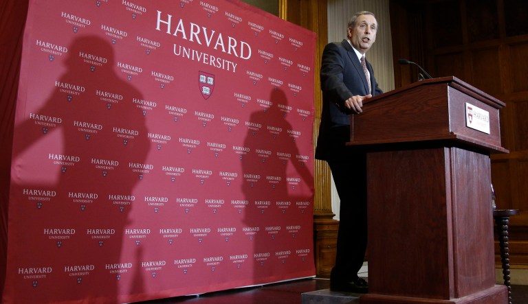 Harvard University students are upset that the university just chose another white man to be their university president (AP Photo/Bill Sikes)