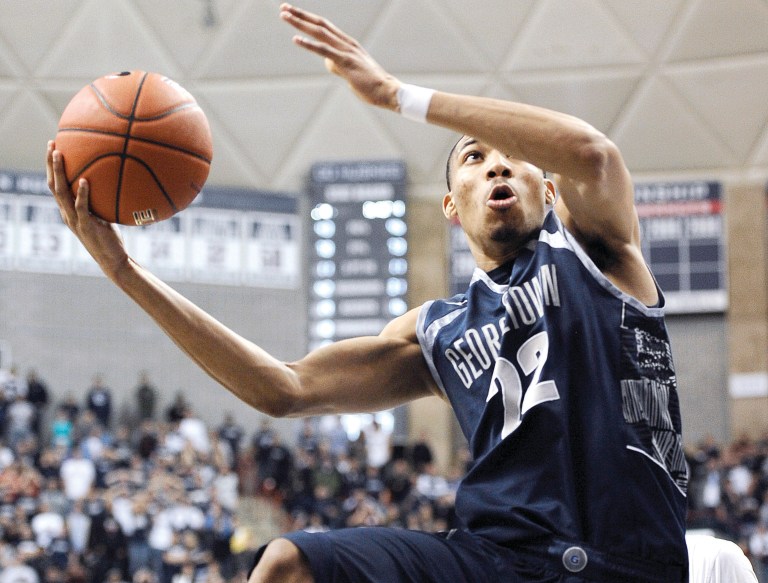Jessica Hill/AP 
Georgetown's Otto Porter Jr., a 6-foot-8 sophomore, is expected to be a lottery pick in the NBA Draft on June 27.