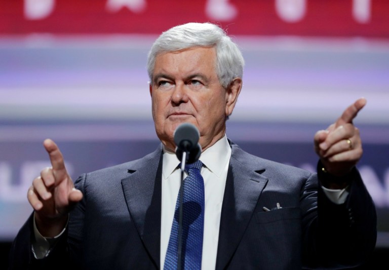 Newt Gingrich warned that 