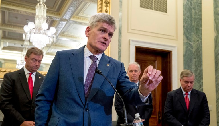 The socialized medicine plan introduced by Sen. Bernie Sanders, I-Vt., would move all Americans onto Medicare. (AP Photo/Andrew Harnik)