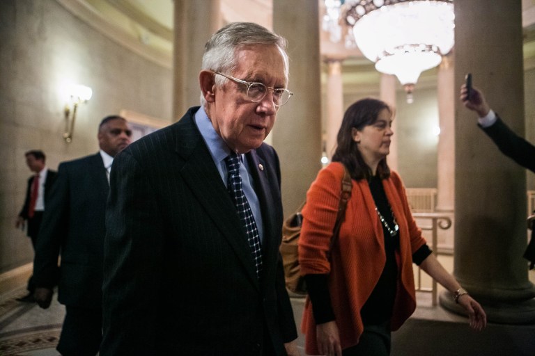 More than any other Democrat, Harry Reid gave Trump the tools necessary to wipe out much of Obama's legacy. (Graeme Jennings/Examiner)