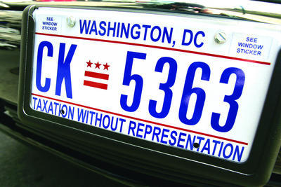 No, this isn't the exact plate given to the Obama White House. But President Obama has been sent a similar one -- with D.C.'s famous 