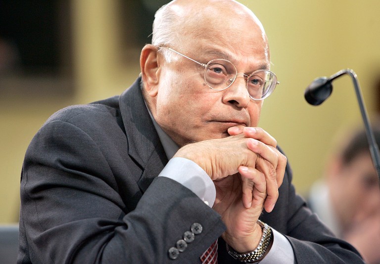 NatwarGandhi
Washington DC CFO Natwar Gandhi sits before a Financial Services and General Government Subcommittee hearing on the District of Columbia to answer questions pertaining to DC's 2009 Fiscal Budget and the quest for Federal Funding in the Rayburn House Office Building on Wednesday, April 30, 2008 in Washington, DC. Whitesell/Examiner