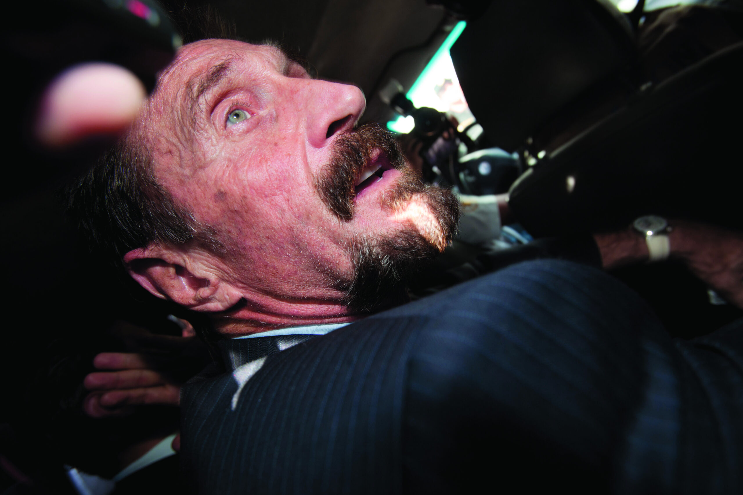 John McAfee in Miami after deportation from Guatemala