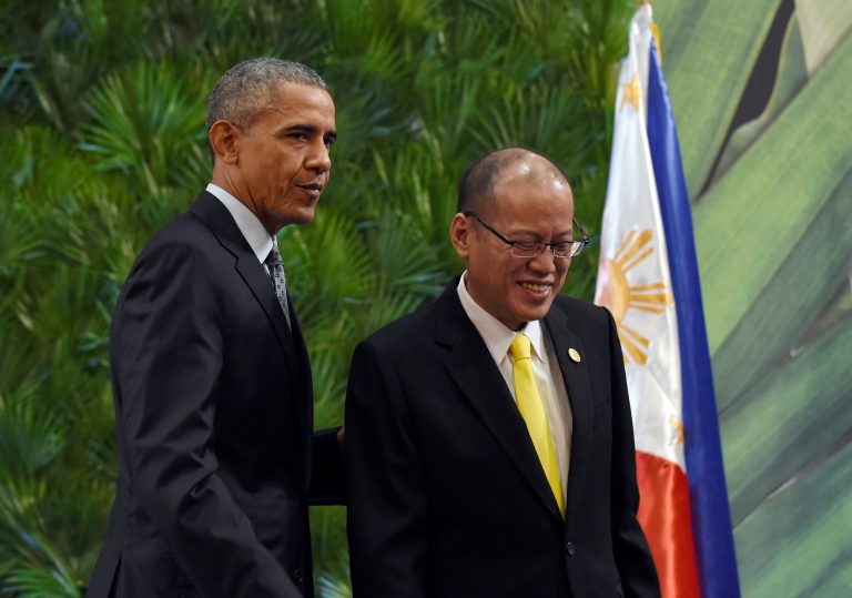 In a joint press conference with Philippine president Benigno Aquino, Obama alluded to Sen. Ted Cruz, R-Tx, calling out unfair questions by CNBC moderators and Gov. Chris Christie, R-NJ, saying that his state would not accept even young orphan refugees.Â (AP Photo/Susan Walsh)