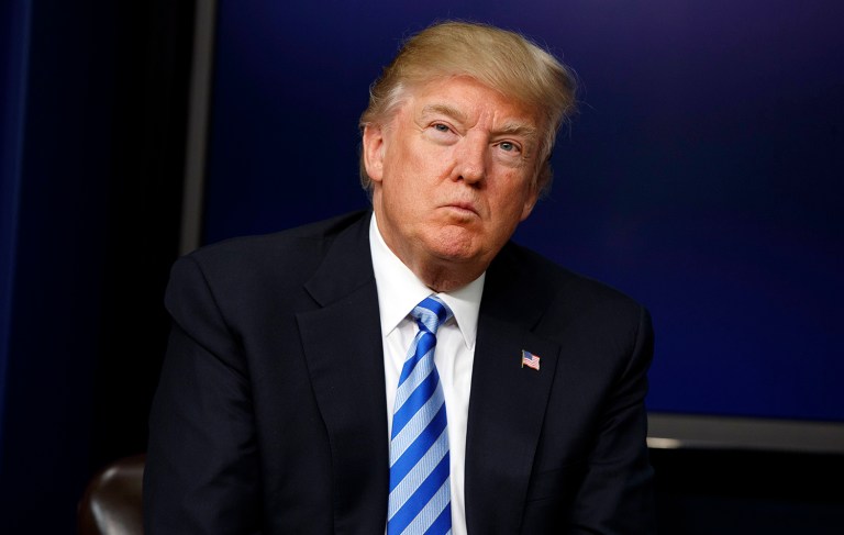 The group of the seven largest industrial nations on Monday failed to affirm their commitment to the Paris climate change agreement, blaming the policies of President Trump. (AP Photo/Evan Vucci, File)