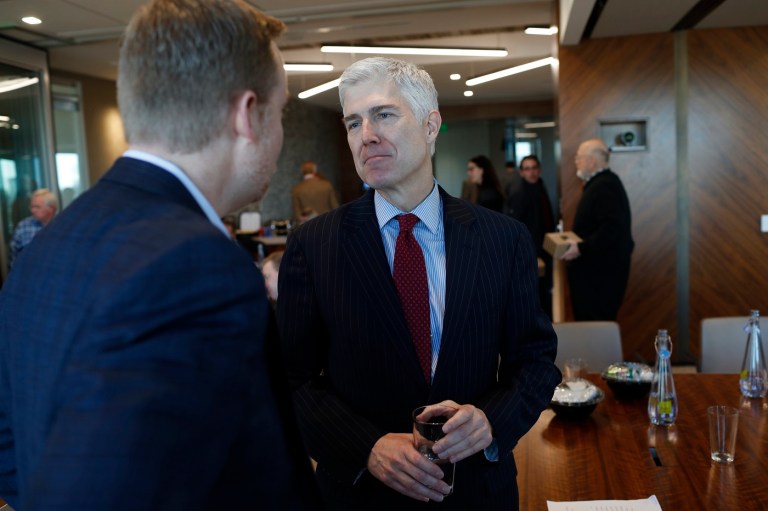 Judge earned high marks from several people who clerked for Gorsuch on the 10th Circuit Court of Appeals. (AP Photo/David Zalubowski)