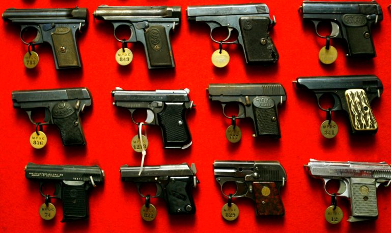 Overall, the court upheld six gun laws, including one that requires gun owners to register long guns, and struck down four others. (AP)