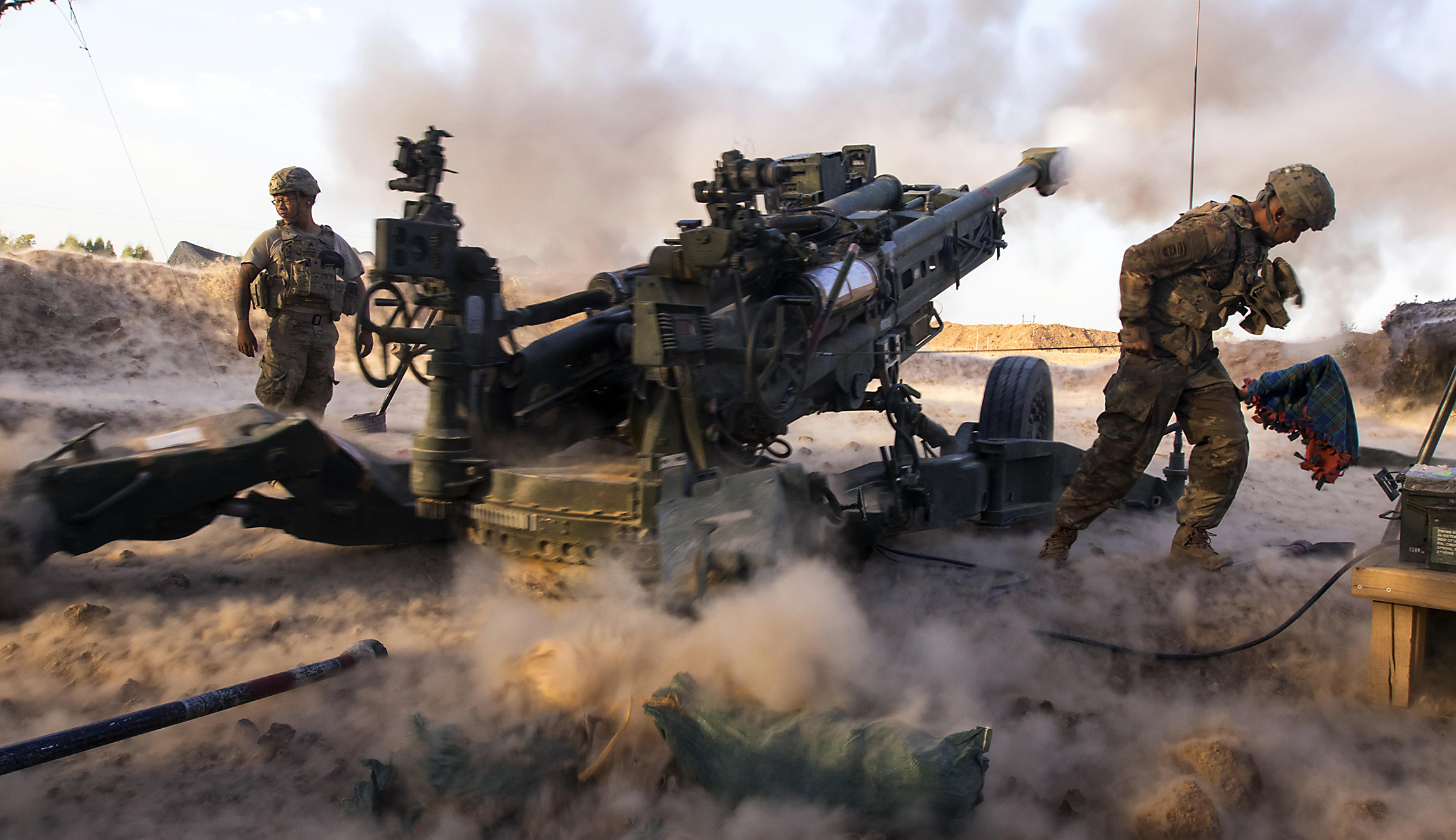 2 US soldiers in Iraq were killed by artillery mishap