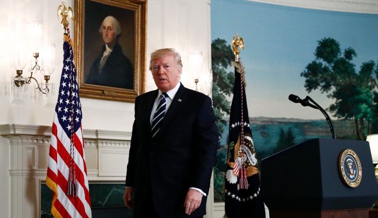 There was a time when I cringed at the idea of having a tweet-happy commander-in-chief. I believed it cheapened the presidency. I still feel that way, but given our new reality -- having a president in the Oval Office who's reviled by 99.9 percent of the media -- I understand why Trump tweets. (AP Photo/Carolyn Kaster)