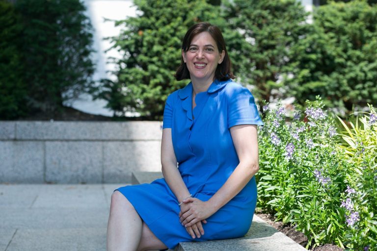 Jessica Lewis is staff director for the Senate Foreign Relations Democrats. (Graeme Jennings/Washington Examiner)