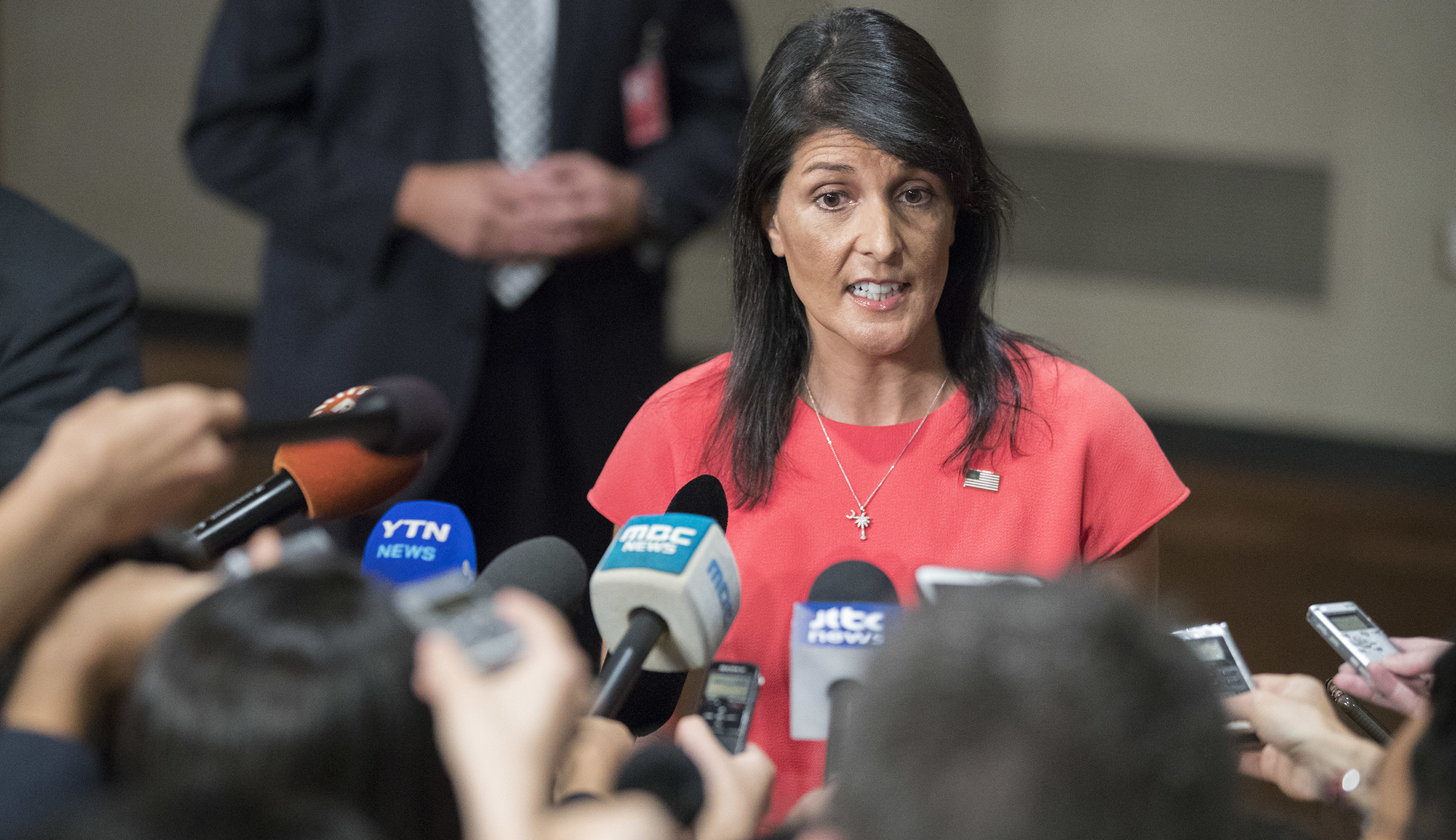 Nikki Haley believes Trump’s threats to North Korea keep the world from being ‘more dangerous’