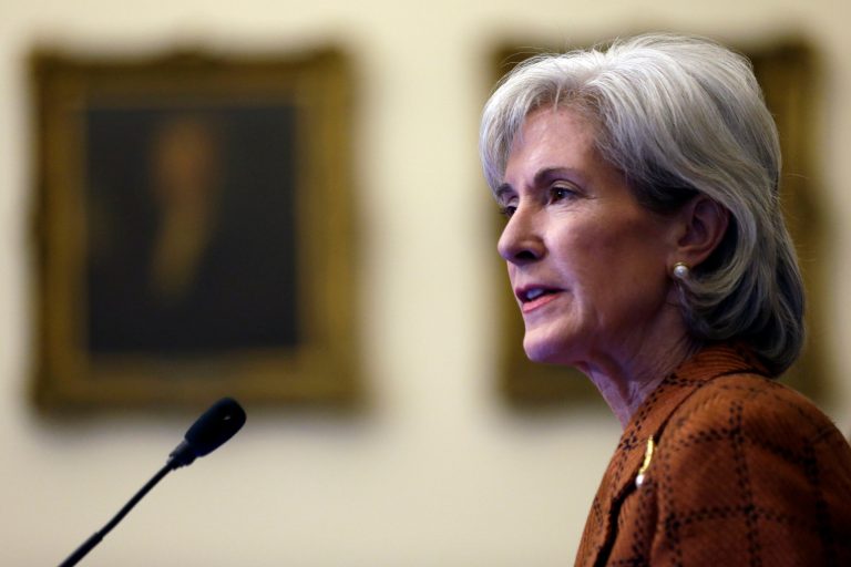 Health and Human Services Secretary Kathleen Sebelius says the department 