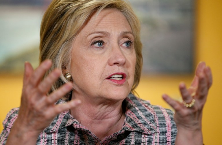 Two major new polls released Sunday both show Hillary Clinton losing more declared support than her rival Donald Trump when the Libertarian Gary John Johnson and Green Party candidate Jill Stein are included in the polls. (AP Photo)