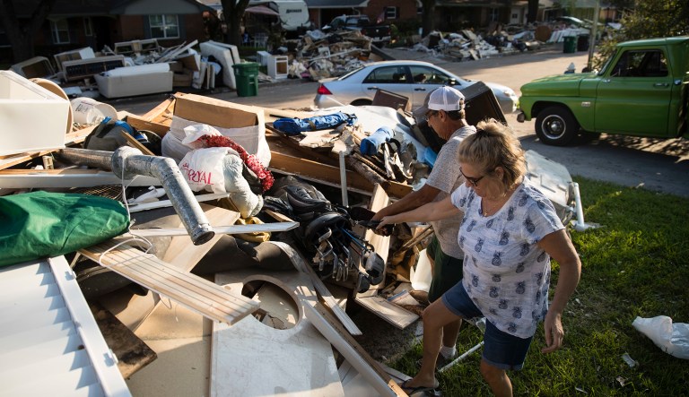 The House approved a Harvey relief, debt ceiling, and spending bill. The bill, which passed the Senate on Thursday, cleared the House with dozens of Republican defections. (AP Photo)