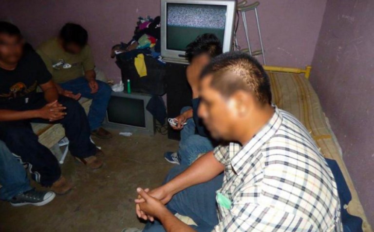 Federal law enforcement agents seized more than 50 illegal immigrants hiding out in stash houses in Mission, Texas, this week. (Customs and Border Protection)