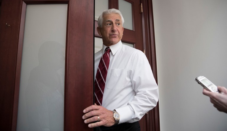The three retiring Republicans are seven-termer Dave Reichert of Washington 8 (pictured), seven-termer Charlie Dent of Pennsylvania 15, and two-termer Dave Trott of Michigan 11. (AP Photo/J. Scott Applewhite)
